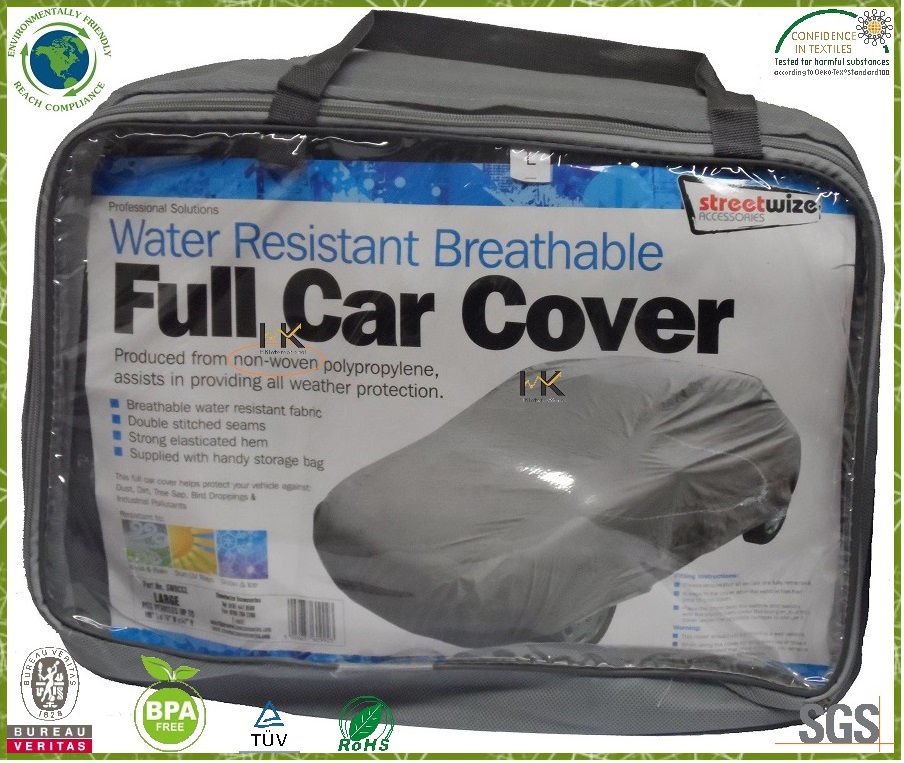 Full Car Cover by nonwoven fabric